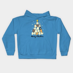 Noel Meowy Kids Hoodie